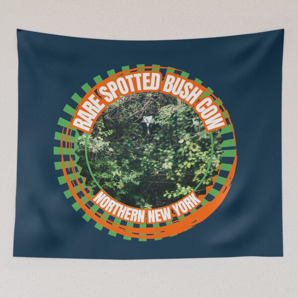 Item preview, Rare Spotted Bush Cow Northern New York Funny Nature Meme designed and sold by GingerFay.