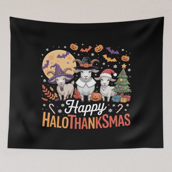 Item preview, Animal Lovers Owners Happy Hallothanksmas designed and sold by brynatshop.