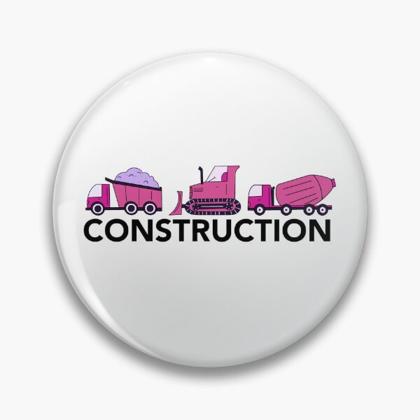 Item preview, Pink Construction Trucks Simple designed and sold by sofser4909.