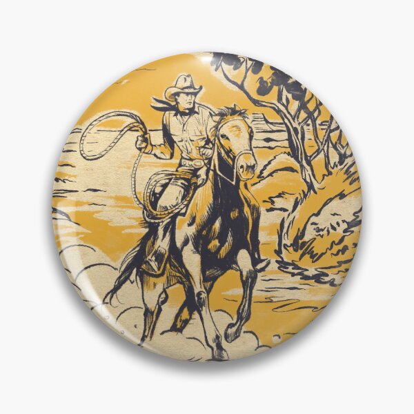 Item preview, Vintage Cowboy Stampede  designed and sold by HelenSkelter.
