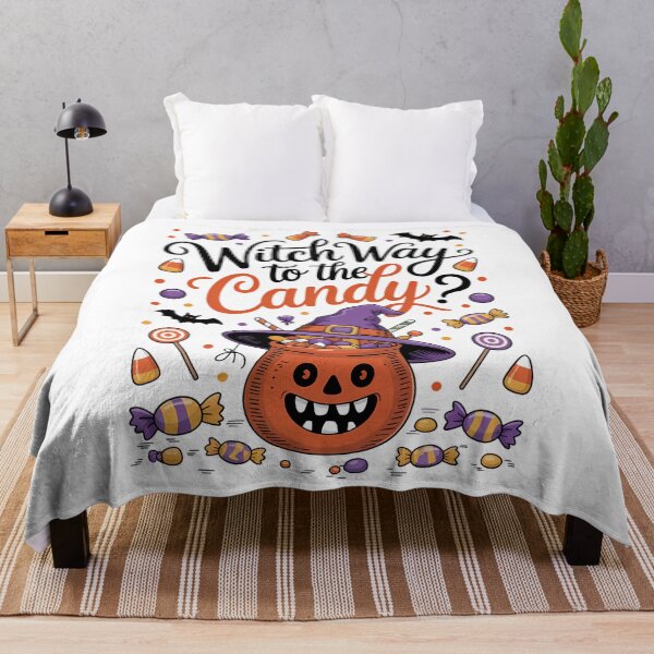 Item preview, Witch way to the candy Funny Halloween Halloween Day designed and sold by brynatshop.