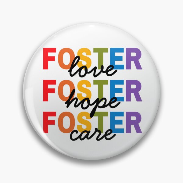 Item preview, Foster Love, Hope, and Care (Pride Variant) designed and sold by Designs by Ryen.