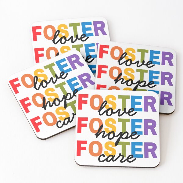 Item preview, Foster Love, Hope, and Care (Pride Variant) designed and sold by Designs by Ryen.