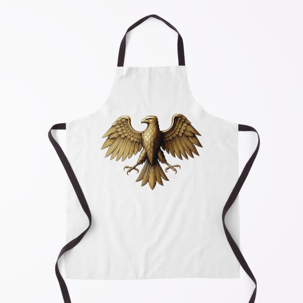 Item preview, Golden Eagle Emblem – Majestic Heraldic Design designed and sold by QueenStore-USA.