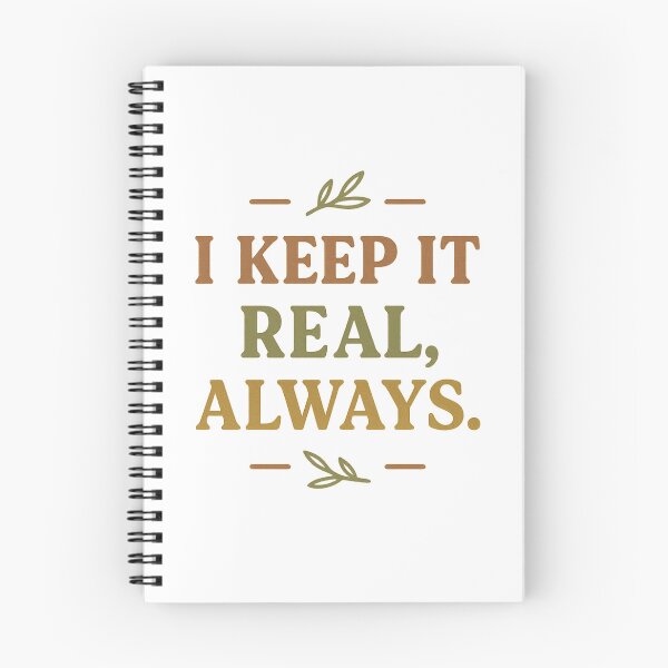 Item preview, Keep It Real Always Earthy Minimal Design designed and sold by YourTrendBestie.