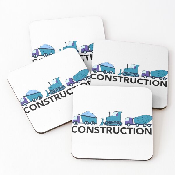 Item preview, Blue Construction Trucks Simple designed and sold by sofser4909.