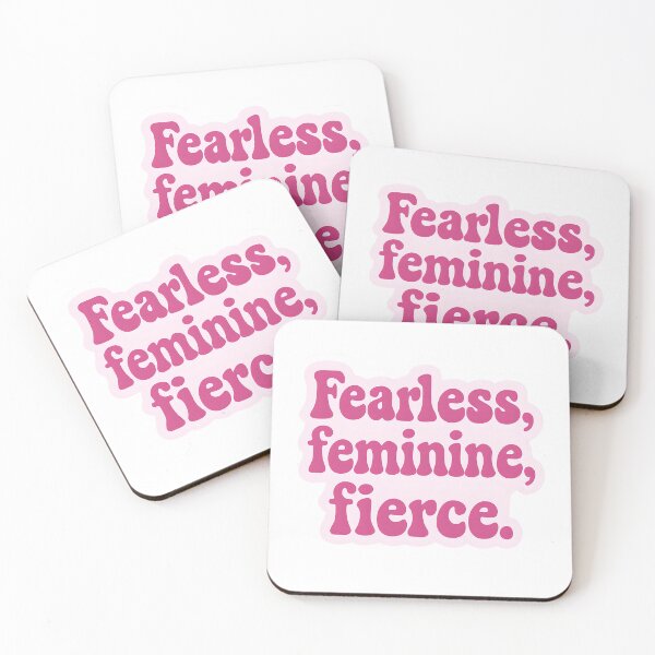 Item preview, Fearless, feminine, fierce.  designed and sold by CharmStudio.