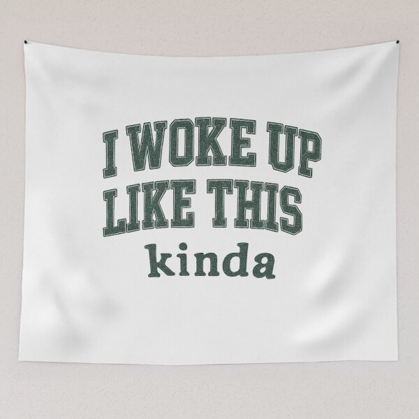 Item preview, I Woke Up Like This Collegiate Vintage Tee designed and sold by YourTrendBestie.