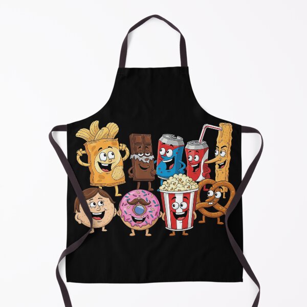 Item preview, Happy Snack Food Cartoon Characters designed and sold by Pikamuu.