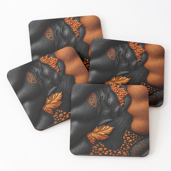 Item preview, Black & Orange Fusion designed and sold by Kaleidoscope Print.