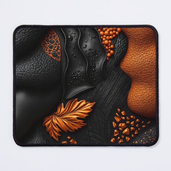 Item preview, Black & Orange Fusion designed and sold by Kaleidoscope Print.