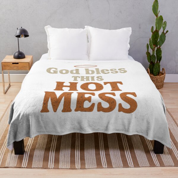 Item preview, God Bless This Hot Mess Grunge Streetwear designed and sold by YourTrendBestie.