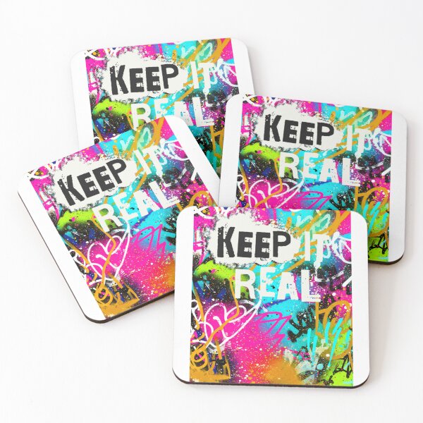 Item preview, Keep It Real – Abstract Street Art designed and sold by HiroJapanDesignLab.