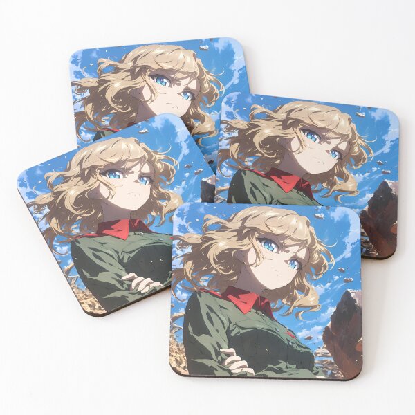 Item preview, Katyusha Girls und Panzer Anime Silver Wind Graceful Silhouette designed and sold by TanglenRabbit.