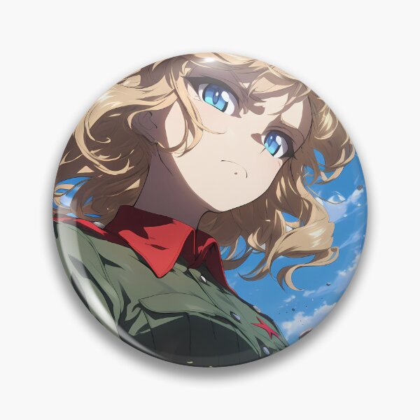 Item preview, Katyusha Girls und Panzer Anime Silver Wind Graceful Silhouette designed and sold by TanglenRabbit.