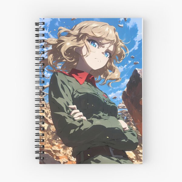 Item preview, Katyusha Girls und Panzer Anime Silver Wind Graceful Silhouette designed and sold by TanglenRabbit.