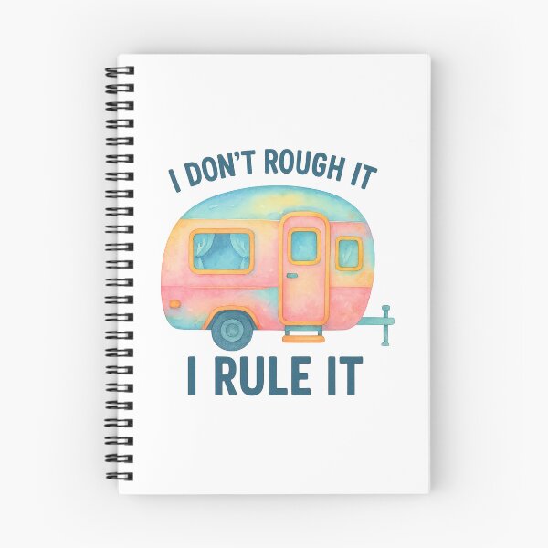 Item preview, I Don’t Rough It I Rule It Funny Glamping Camper Shirt designed and sold by DesignsJemCo.