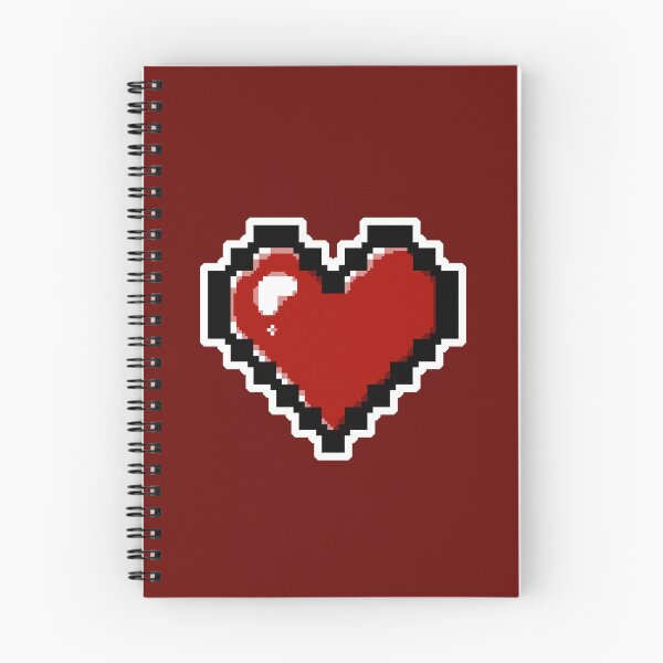 Item preview, Deep Red Pixel Heart designed and sold by AureateAnomaly.