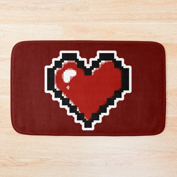 Item preview, Deep Red Pixel Heart designed and sold by AureateAnomaly.