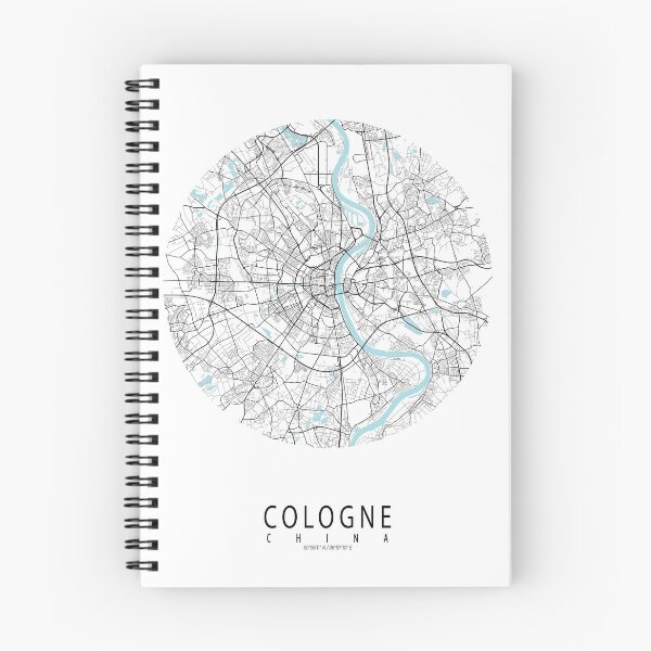 Item preview, Cologne City Map of Germany - Circle designed and sold by deMAP.