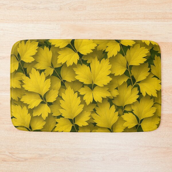 Item preview, Golden Foliage Pattern designed and sold by Kaleidoscope Print.