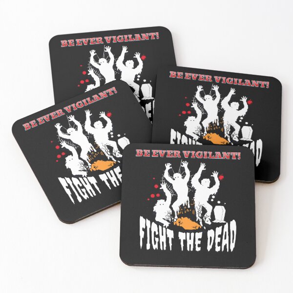 Item preview, Fight The Dead: Be Ever Vigilant | Retro Zombie Horror Design designed and sold by NSB-Design.