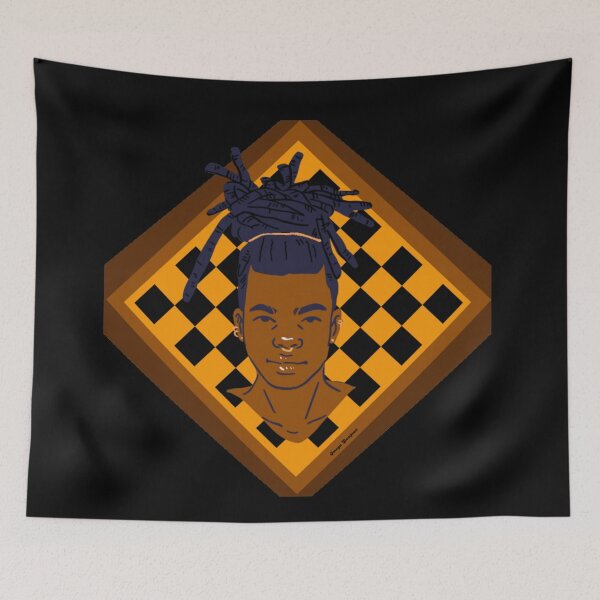 Item preview, Brotha Locs in Brown and Gold designed and sold by artbyomega.