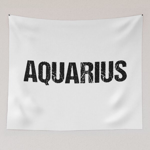 Item preview, Aquarius - Grunge Astrological Signs designed and sold by Memes N Lore .