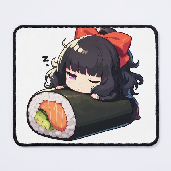 Item preview, Game Chibi Kawaii Justine Caroline Persona 5 Sushi Nap designed and sold by TanglenRabbit.