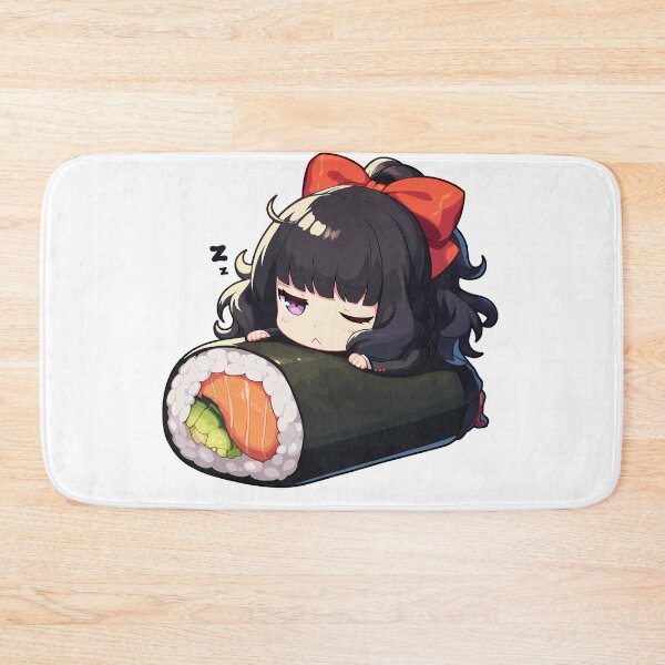 Item preview, Game Chibi Kawaii Justine Caroline Persona 5 Sushi Nap designed and sold by TanglenRabbit.