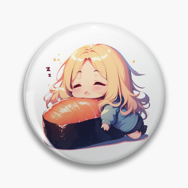 Item preview, Chibi Kawaii Rachel Gardner Angels Death Sushi Slumber designed and sold by TanglenRabbit.