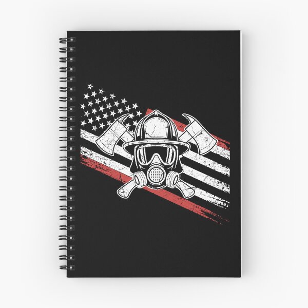 Item preview, Patriotic Firefighter T-Shirt with Thin Red Line Flag designed and sold by sols.