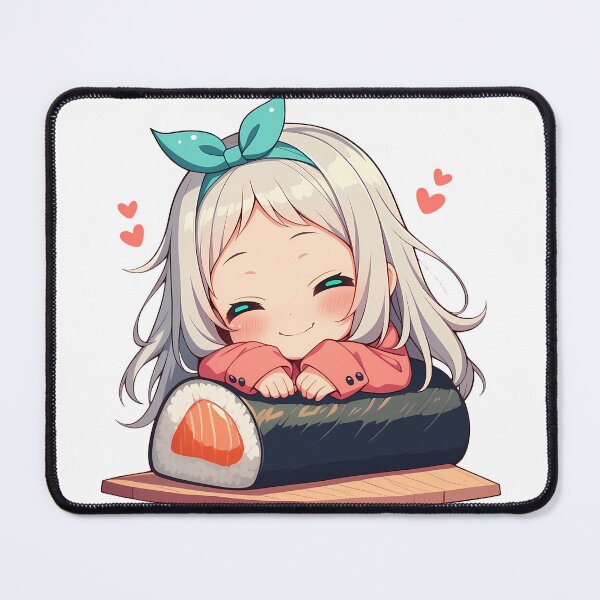Item preview, Chibi Kawaii Hideri Kanzaki Blend S Sushi Cheer designed and sold by TanglenRabbit.