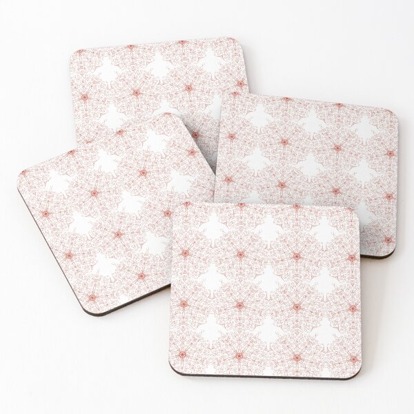 Item preview, Seamless Red Floral Mandala Pattern – Elegant Ornamental Background designed and sold by Beewawa.