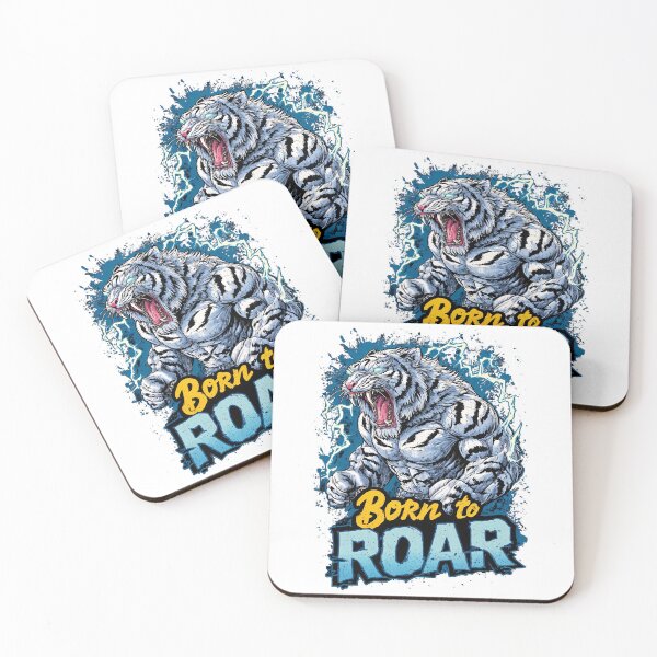 Item preview, Born to Roar White Tiger Monster designed and sold by Monstalist.