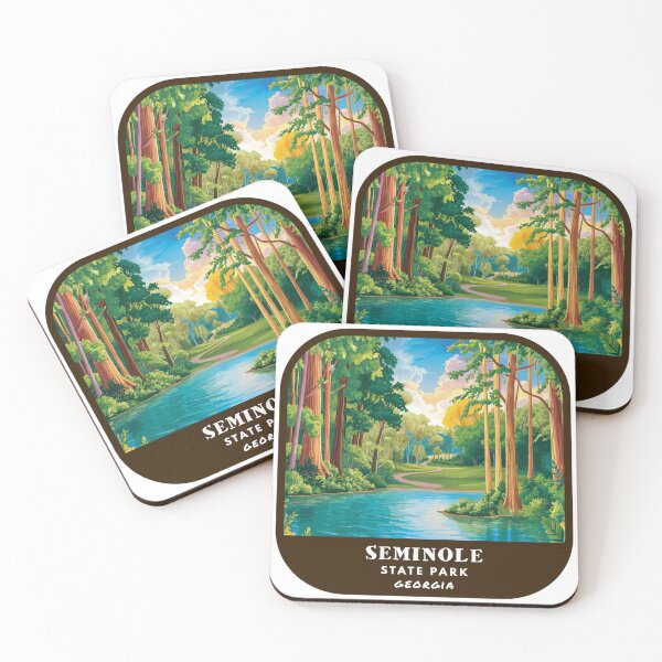 Item preview, Vintage Seminole State Park (Georgia State Park) designed and sold by RabbitK.
