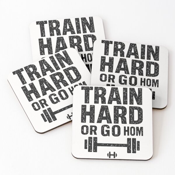 Item preview, Train Hard or Go Home Bold Gym Motivational T-Shirt designed and sold by StudioKarim.