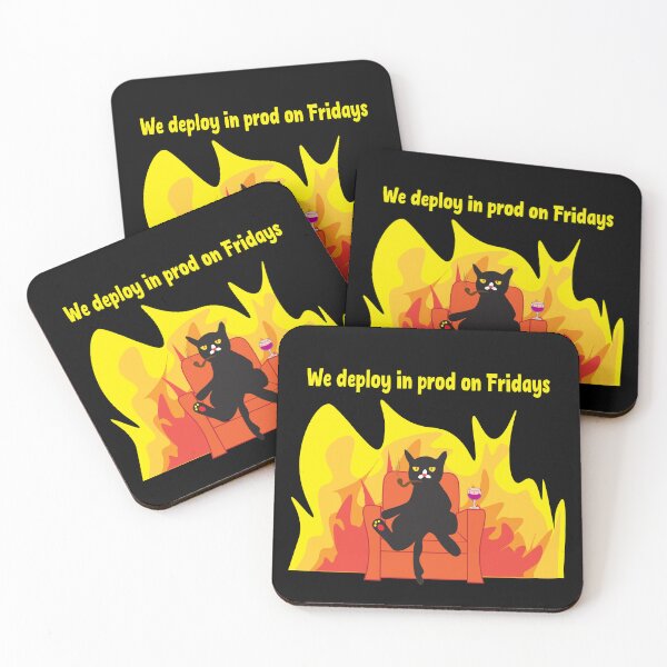 Item preview, Deploy in prod on Fridays vibe designed and sold by Sarcastic designs.