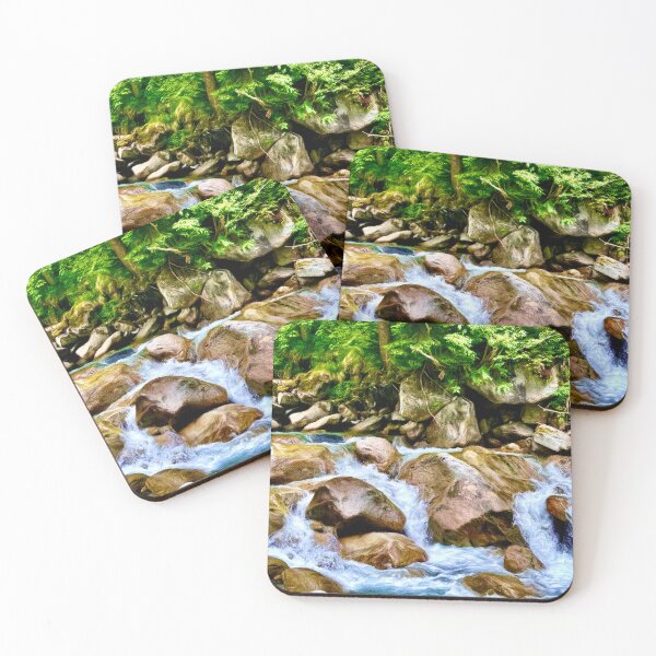 Item preview, Enchanted Waterfall Oasis – Tranquil Nature Stream Photography by Pamela Storch designed and sold by Pamela Storch.