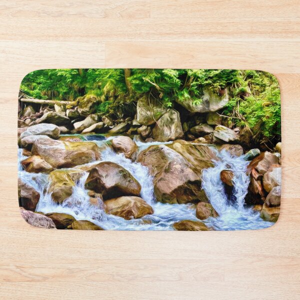 Item preview, Enchanted Waterfall Oasis – Tranquil Nature Stream Photography by Pamela Storch designed and sold by Pamela Storch.