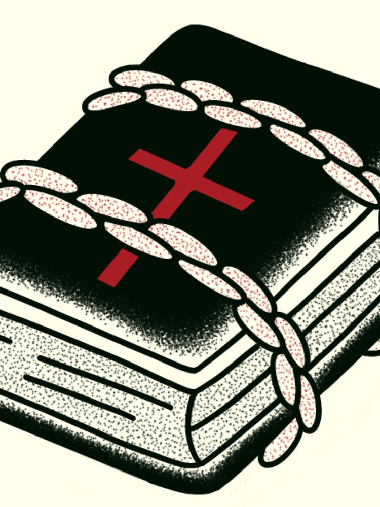 Thumbnail 5 of 5, iPhone Case, Chained Bible designed and sold by RFTattoo.