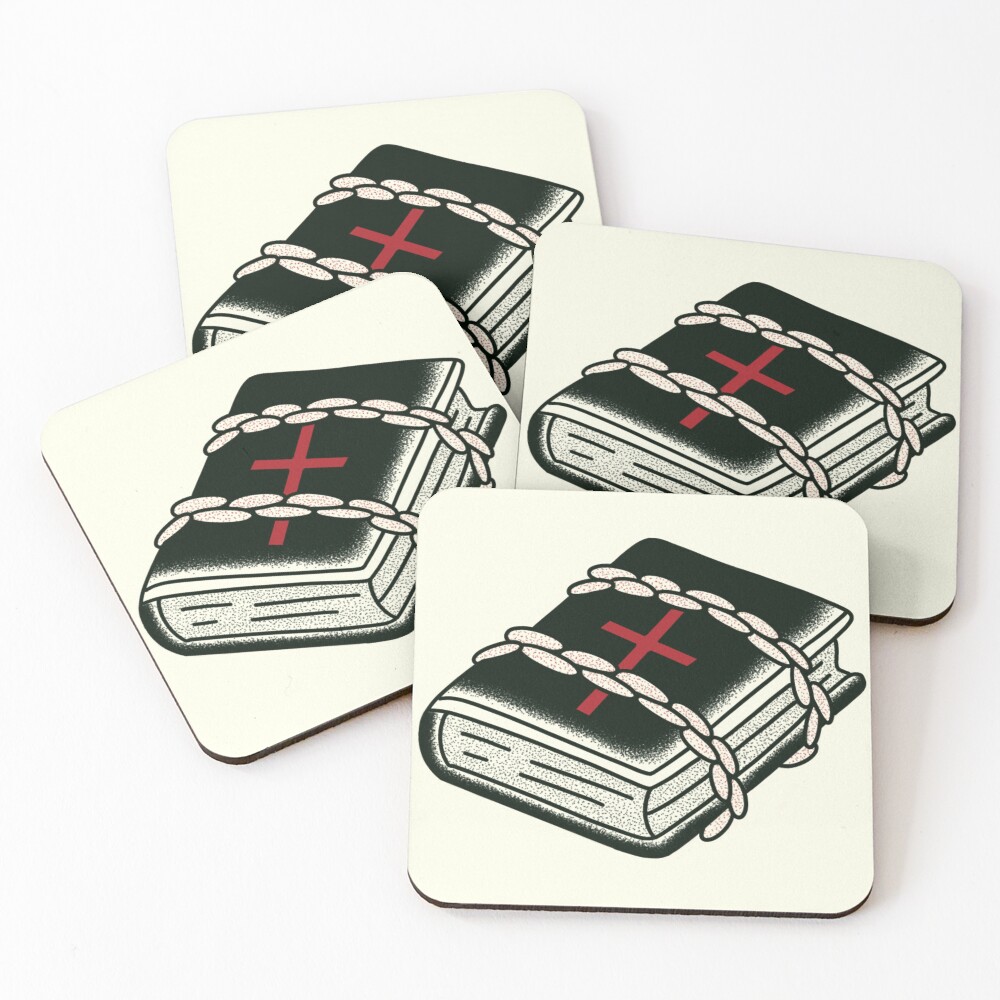 Item preview, Coasters (Set of 4) designed and sold by RFTattoo.