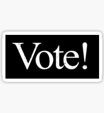Vote Sticker Poster and Cards Sticker
