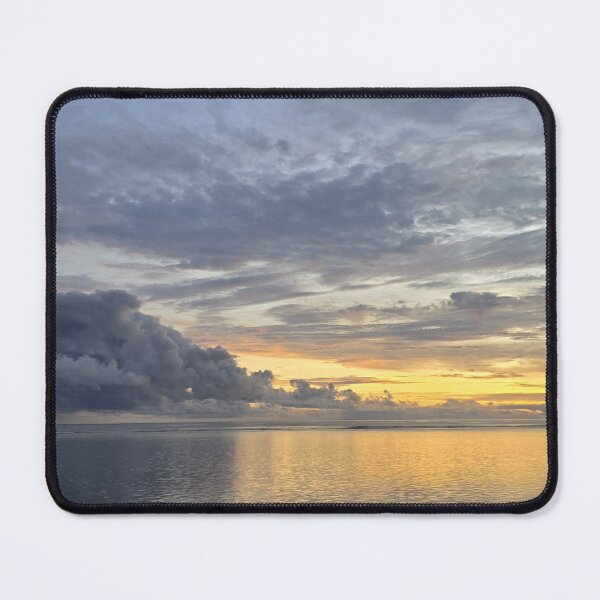 Item preview, Fiji Ocean Sunset – Calming Tropical Sky and Reflective Water Wall Art designed and sold by ZaRiSelects.
