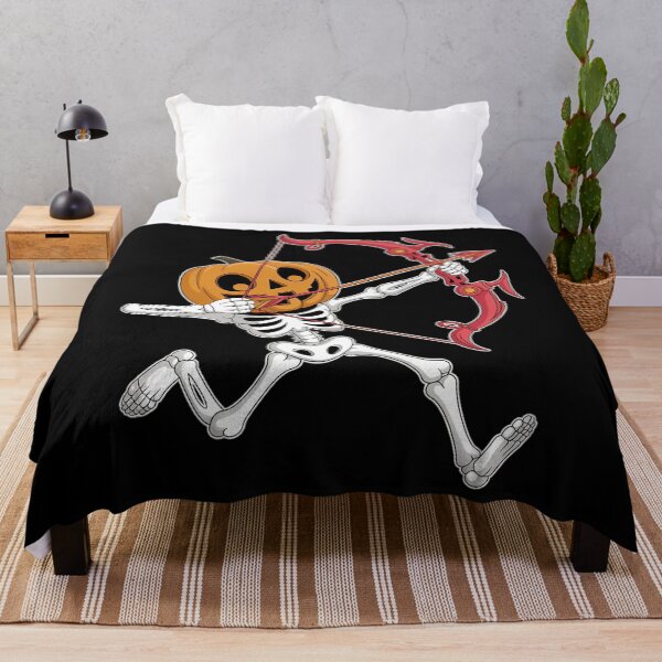 Artikelvorschau, Skelett Bogenschießen Halloween Kürbis Bogen Jagd entworfen und verkauft von brynatshop.