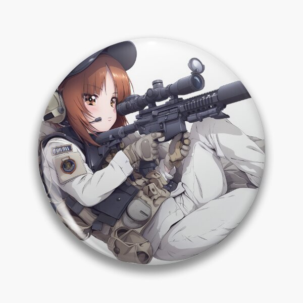 Item preview, Nishizumi Miho Girls und Panzer Anime Sniper Girl designed and sold by justnickthings.