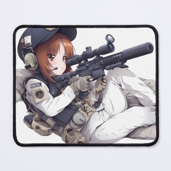 Item preview, Nishizumi Miho Girls und Panzer Anime Sniper Girl designed and sold by justnickthings.