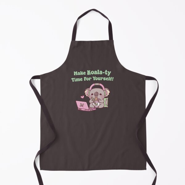 Item preview, Cute Koala Eating Noodles Make Koala-ty Time For Yourself designed and sold by rustydoodle.