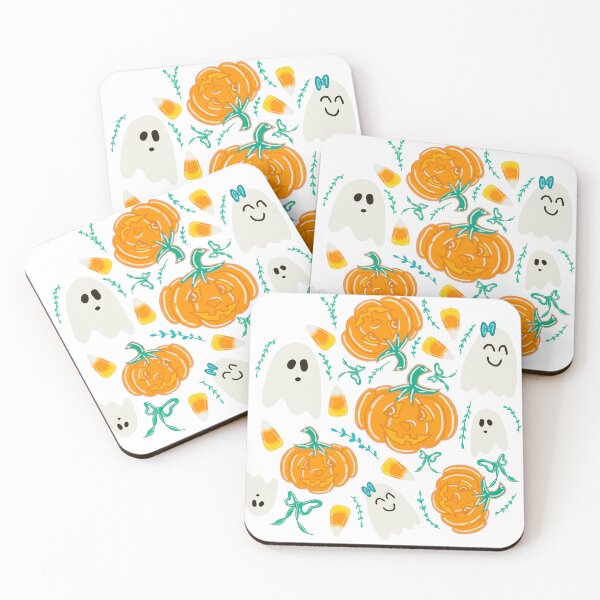 Item preview, Mint & orange Halloween cuties designed and sold by pepperandboo.