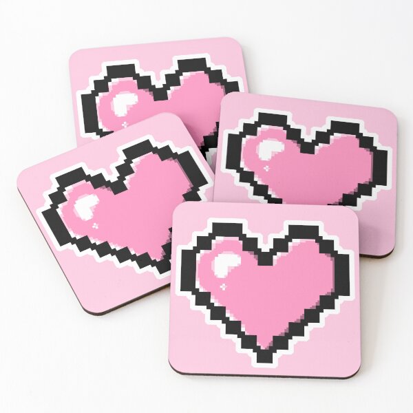 Item preview, Pink Pixel Heart designed and sold by AureateAnomaly.